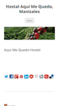 Mobile Screenshot of hostalaquimequedo.com